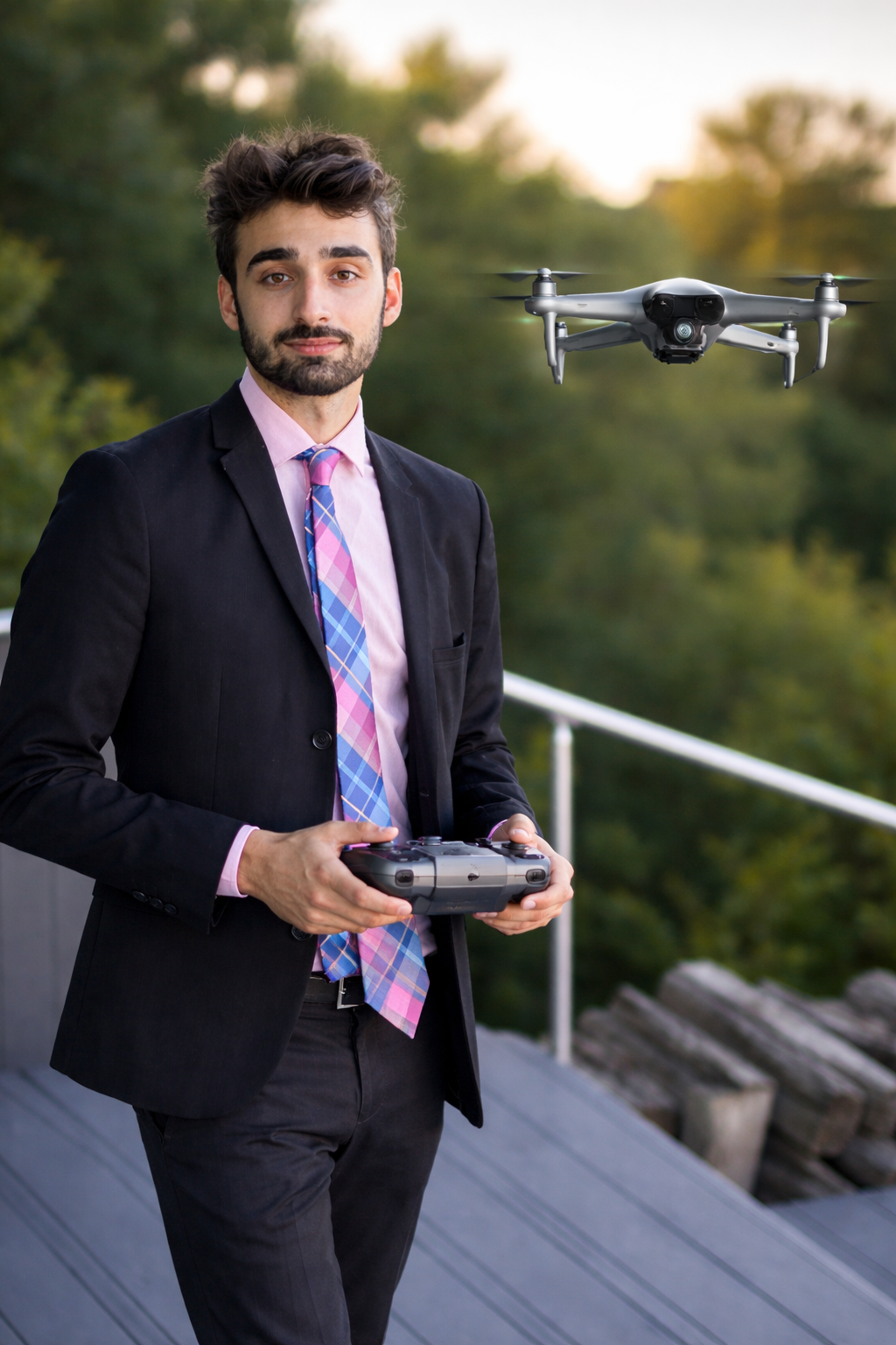 Luxury real estate drone photography